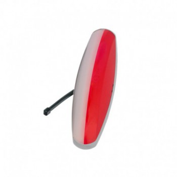 Luce di posizione bianco rossa Flexipoint 2 a led con base grigia
