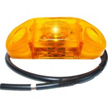 Luce laterale arancione a led Pro-Can 12V con cavo 0,5m