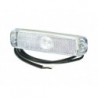 Luce di posizione anteriore bianca a led 130X32mm 12-24V cavo 1,5m