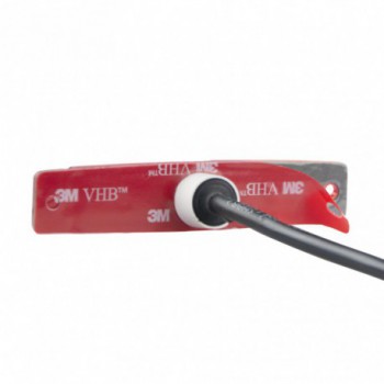 Luce ingombro bianca 5 led base bianca 12V-24V