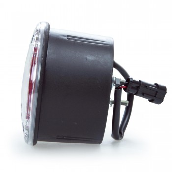 Fanale tondo rosso diametro 120 mm 12V