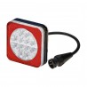 Fanale posteriore led PRO-BOX 3 funzioni 12V-24V