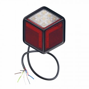 Fanale posteriore a LED MINILED 3 12-24V cavo da 0,5m open end