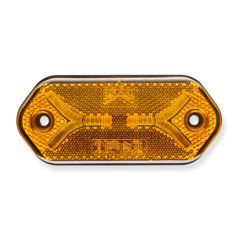 Luce di posizione laterale arancione a LED 12-24V IP69K