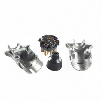 Spina 7 poli in alluminio 12V